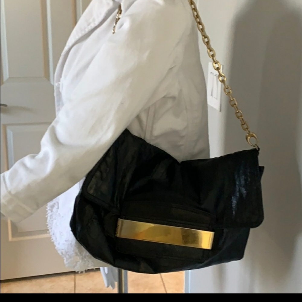 Jimmy Choo hand bag, exotic eel skin - Medium - Picture 3 of 6